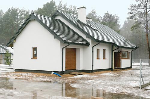 Ocieplony i otynkowany